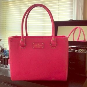 Kate Spade Purse/Handbag/Tote Hot Pink